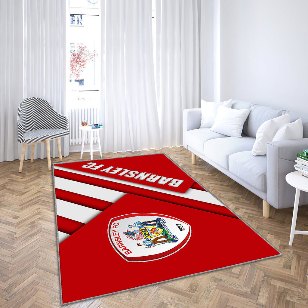 Barnsley Fc Teppich, Teppiche - Englischer Fußballverein Outdoor Teppich, Teppich Wohnzimmer, Küchenteppich, Kinderzimmer, Modern