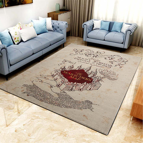 Die Maruaders Karte Harry Potter Move teppich, teppiche - outdoor teppich, teppich wohnzimmer, Küchenteppich, kinderzimmer, modern