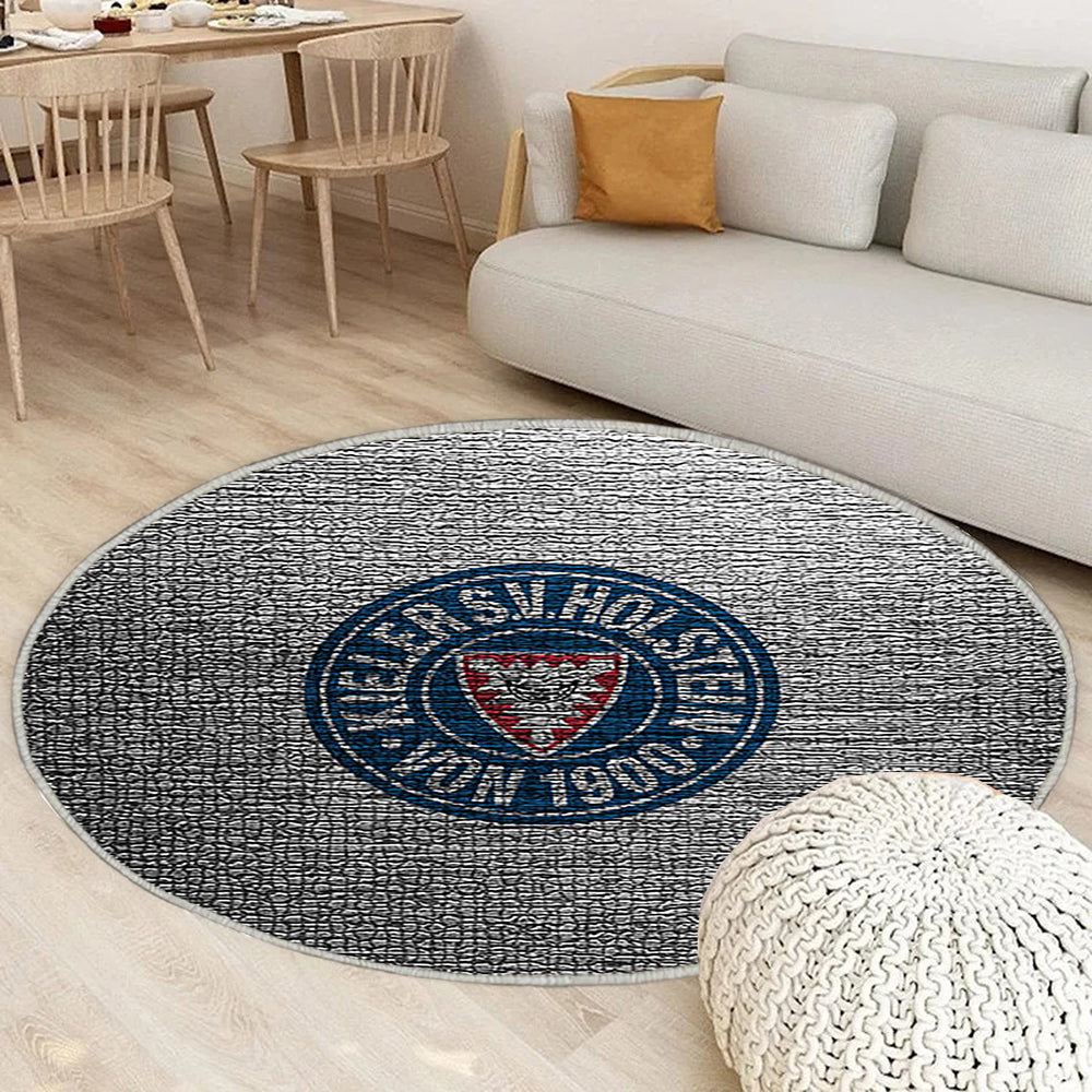 Holstein Kiel Teppich Rund, Teppiche - Deutscher Fußballverein Outdoor Teppich Rund, Teppich Wohnzimmer, Carpet, Rug