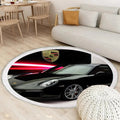 Porsche 911 Carrera S Teppich Rund, Teppiche - Outdoor Teppich Rund, Teppich Wohnzimmer, Carpet, Rug