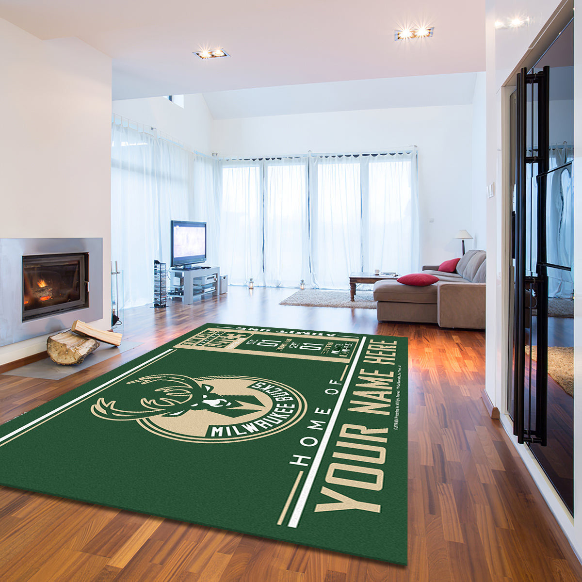 Milwaukee Bucks teppich, teppiche - Dollars outdoor teppich, teppich wohnzimmer , Küchenteppich, kinderzimmer, modern
