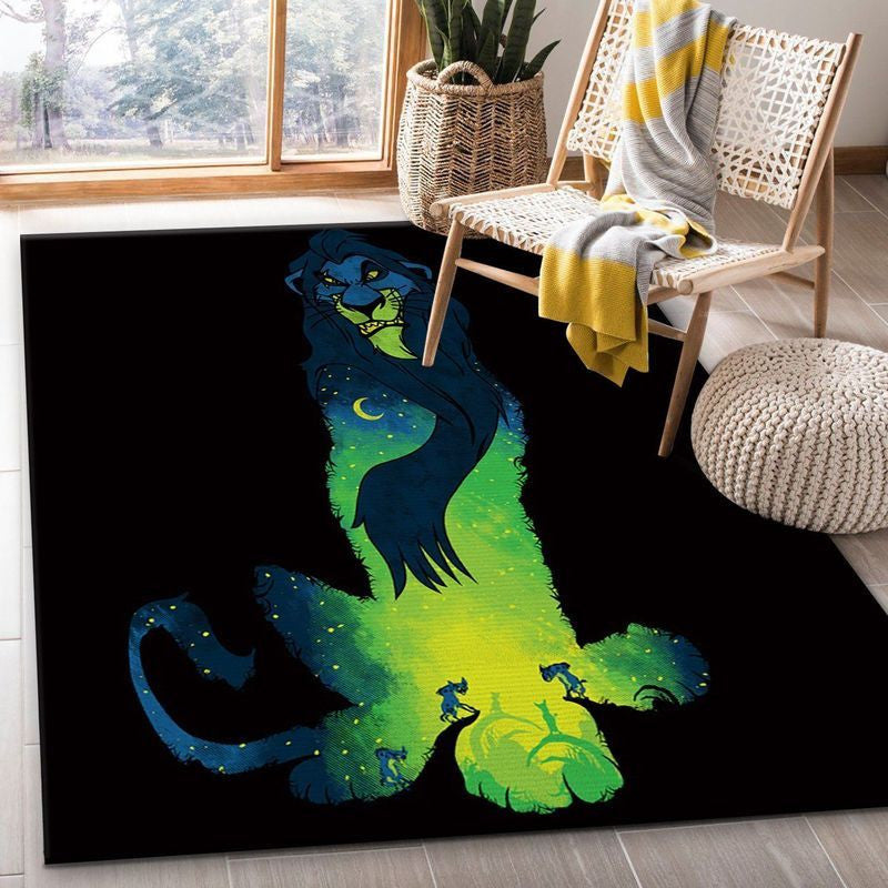 Scar Lion King Movie Teppich, Teppiche - Outdoor Teppich, Teppich Wohnzimmer, Küchenteppich, Kinderzimmer, Modern