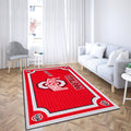 Ohio State Buckeyes Embossed teppich, teppiche - Ohio State Rosskastanien outdoor teppich, teppich wohnzimmer , Küchenteppich, kinderzimmer, modern