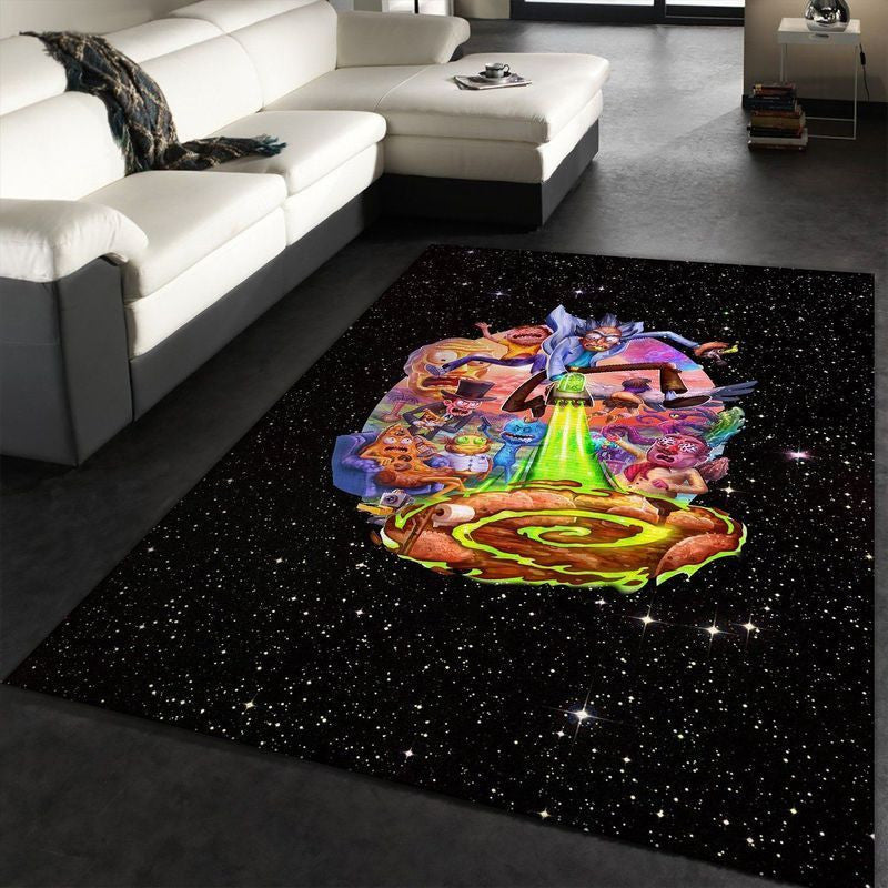 Rick And Morty Teppich, Teppiche - Outdoor Teppich, Teppich Wohnzimmer, Küchenteppich, Kinderzimmer, Modern