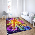 Fortnite Weapons Neon teppich, teppiche - waffen outdoor teppich, teppich wohnzimmer , Küchenteppich, kinderzimmer, modern
