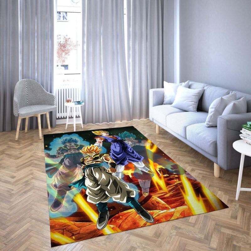 Vegito Blue Dragon Ball Super Lieblings Karikatur1012 Teppich, Teppiche - Outdoor Teppich, Teppich Wohnzimmer, Küchenteppich, Kinderzimmer, Modern