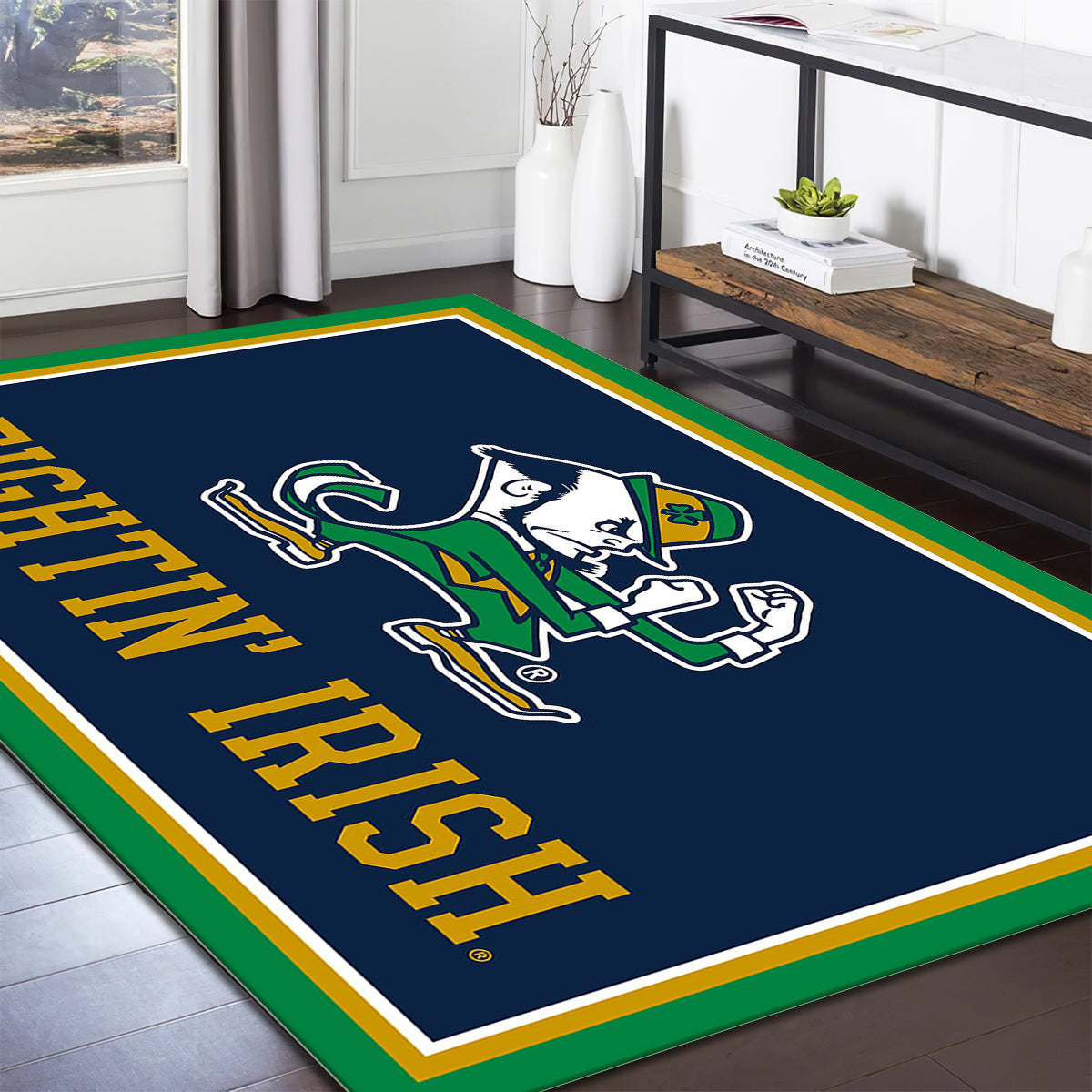 Notre Dame Fighting Irish Imperial Leprechaun teppich - kämpft gegen den irischen outdoor teppich, teppiche wohnzimmer, Küchenteppich, kinderzimmer