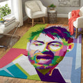 Thom Yorke Music Player Art Teppich, Teppiche - Outdoor Teppich, Teppich Wohnzimmer, Küchenteppich, Kinderzimmer, Modern