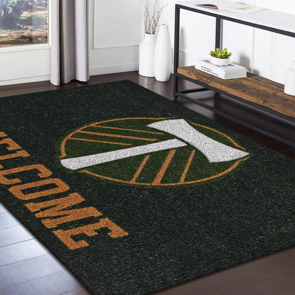 Portland Timbers Welcome teppich, teppiche - Portlandholz willkommen outdoor teppich, teppich wohnzimmer , Küchenteppich, kinderzimmer, modern