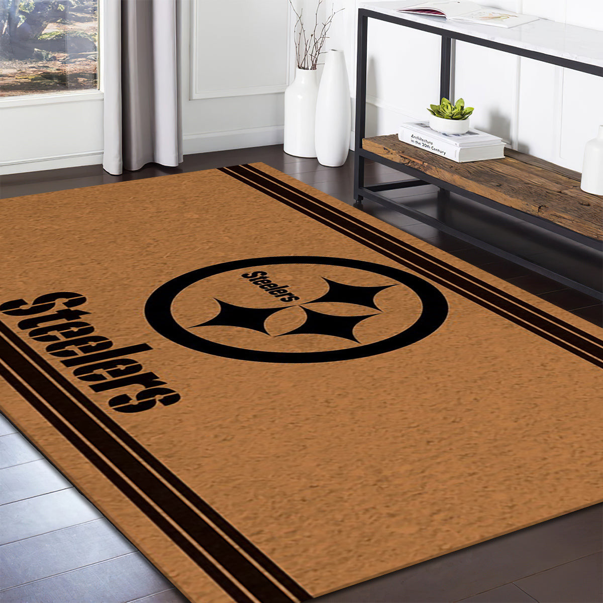 Pittsburgh Steelers Logo Turf teppich, teppiche - Rasen outdoor teppich, teppich wohnzimmer , Küchenteppich, kinderzimmer, modern