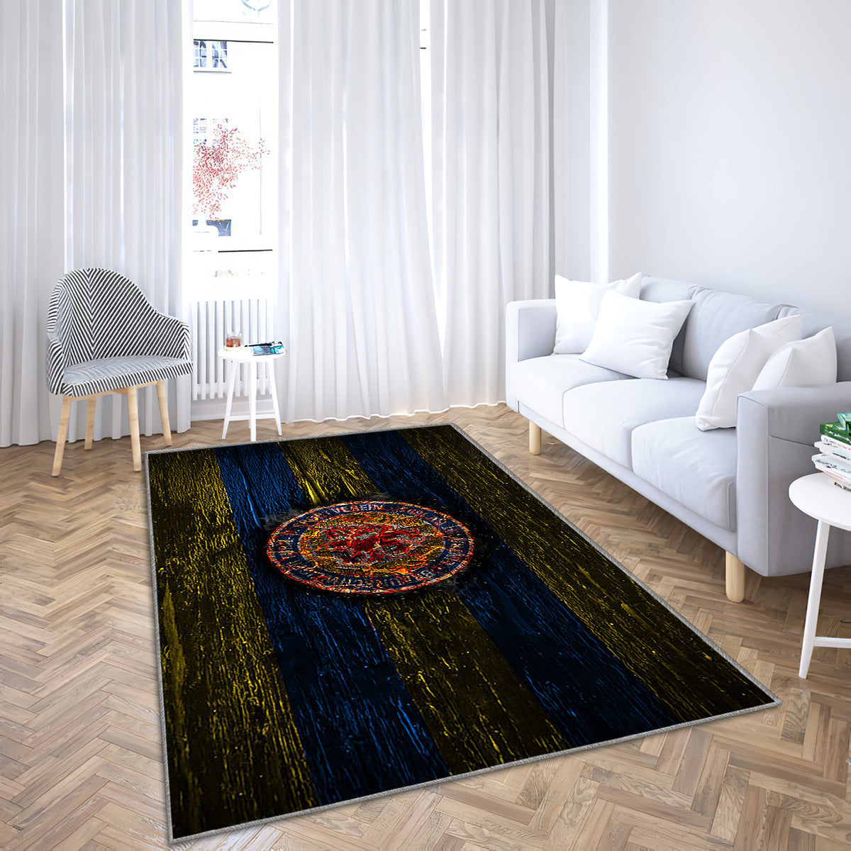 Eintracht Braunschweig Fc Teppich, Teppiche - Feuer-Logo Outdoor Teppich, Teppich Wohnzimmer, Küchenteppich, Kinderzimmer, Modern