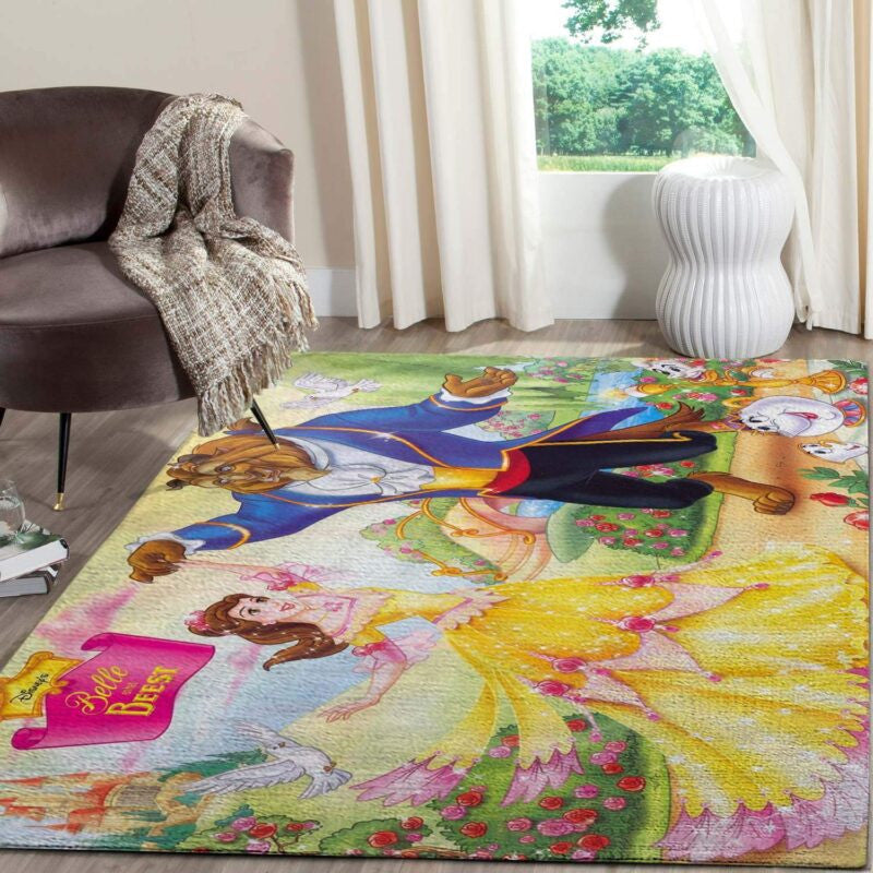 Prinzessinnen Und Monster In Disney Teppich, Teppiche - Outdoor Teppich, Teppich Wohnzimmer, Küchenteppich, Kinderzimmer, Modern