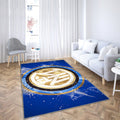 Fc Internazionale Paint Art Teppich, Teppiche - Italienische Fußballmannschaft Outdoor Teppich, Teppich Wohnzimmer, Küchenteppich, Kinderzimmer, Modern