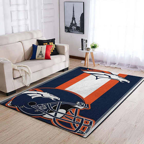 Football Denver Broncos teppich, teppiche - outdoor teppich, teppich wohnzimmer, Küchenteppich, kinderzimmer, modern