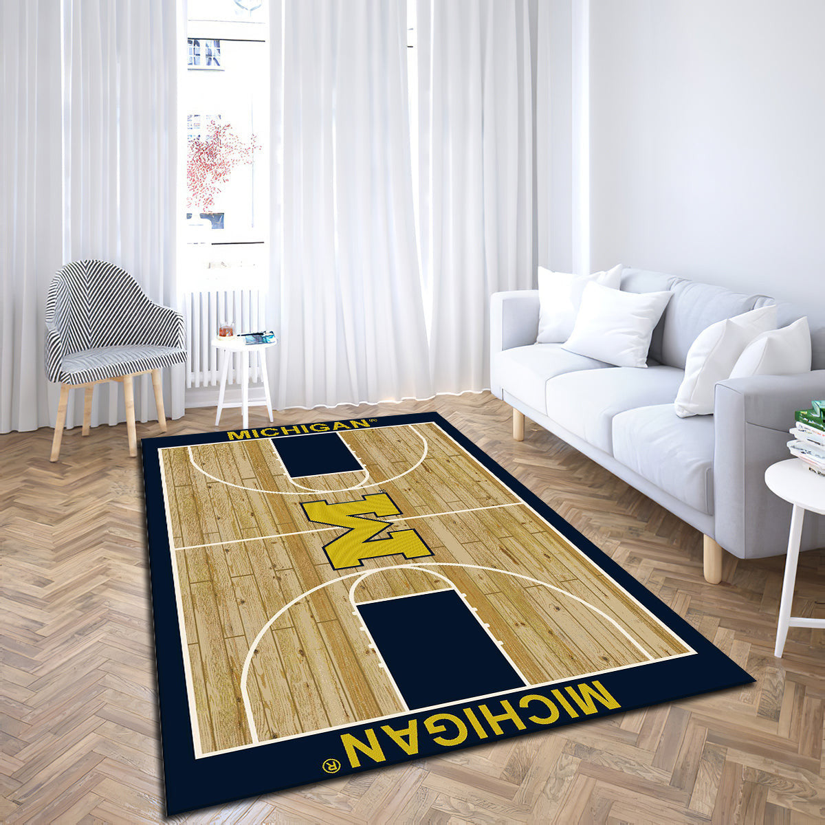 Michigan Wolverines Imperial Courtside teppich, teppiche - outdoor teppich, teppich wohnzimmer , Küchenteppich, kinderzimmer, modern