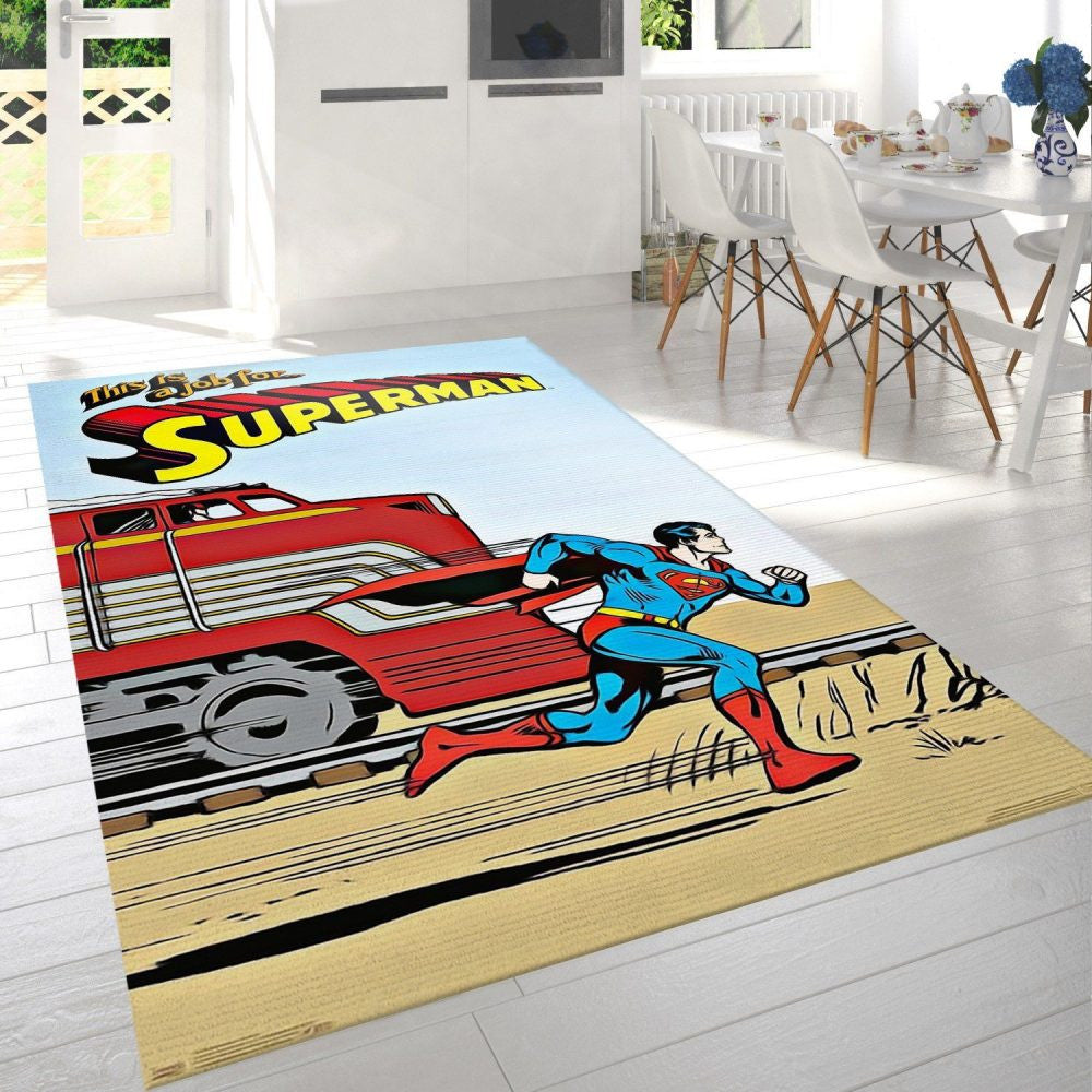 Superman Returns Teppich, Teppiche - Outdoor Teppich, Teppich Wohnzimmer, Küchenteppich, Kinderzimmer, Modern
