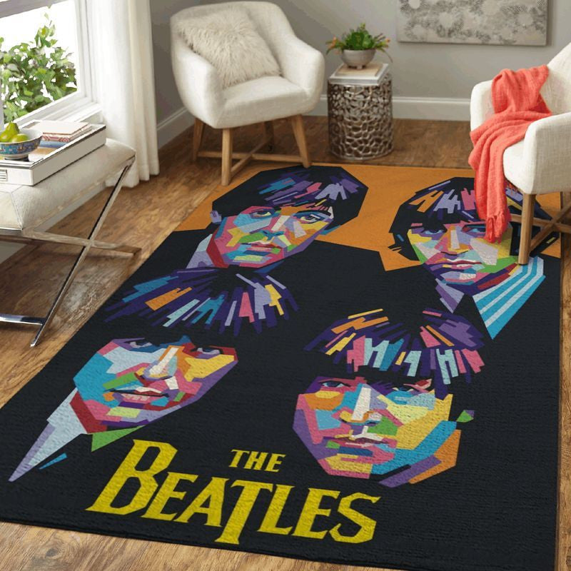 The Beatless Wpap The Beatles Teppich, Teppiche - Outdoor Teppich, Teppich Wohnzimmer, Küchenteppich, Kinderzimmer, Modern