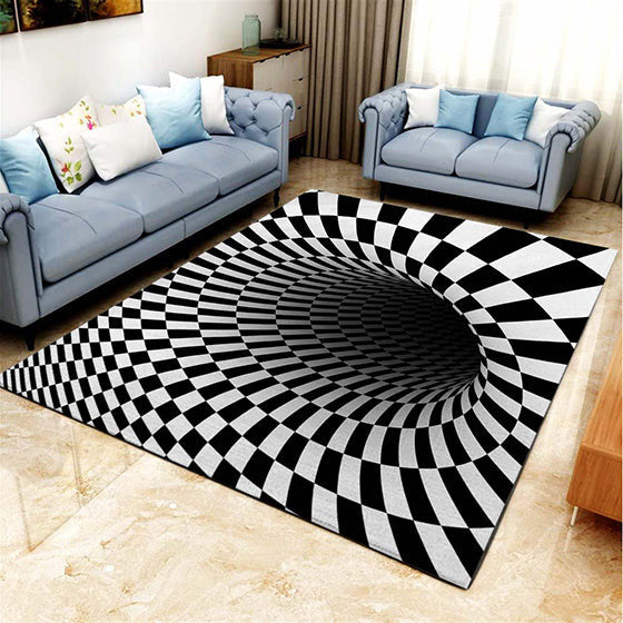 Schwarzes Loch 3D teppich, teppiche - outdoor teppich, teppich wohnzimmer, Küchenteppich, kinderzimmer, modern
