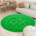Hannover 96 Teppich Rund, Teppiche - Outdoor Teppich Rund, Grün Teppich Wohnzimmer, Carpet, Rug