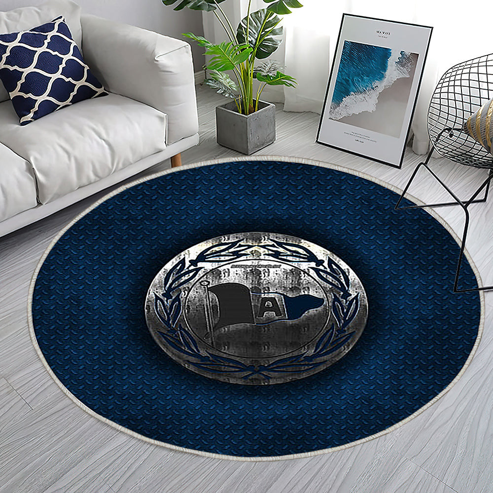 Fc Arminia Bielefeld Teppich Rund, Teppiche - Blaues Metall Outdoor Teppich Rund, Bundesliga 2 Teppich Wohnzimmer, Carpet, Rug