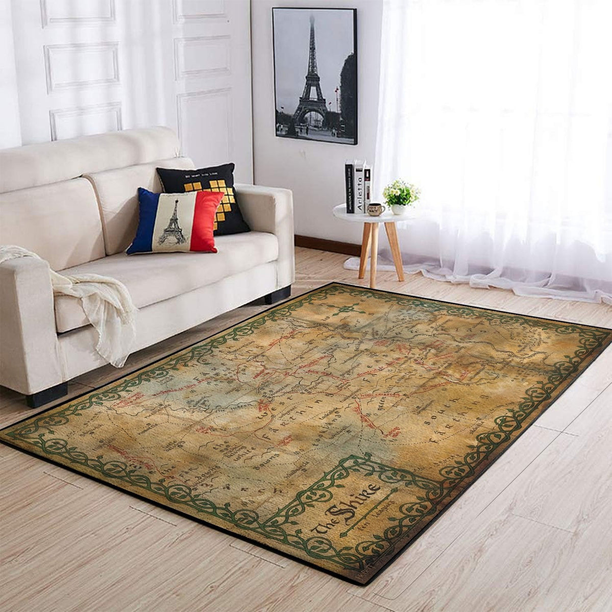 The Hobbit The Shire Map teppich, teppiche - outdoor teppich, teppich wohnzimmer , Küchenteppich, kinderzimmer, modern