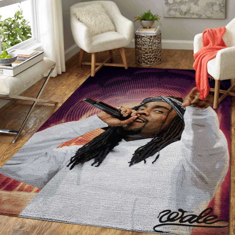 Wale Rap Music Art Teppich, Teppiche - Outdoor Teppich, Teppich Wohnzimmer, Küchenteppich, Kinderzimmer, Modern