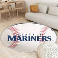 Seattle Mariners Baseball Teppich Rund, Teppiche - Outdoor Teppich Rund, Teppich Wohnzimmer, Carpet, Rug