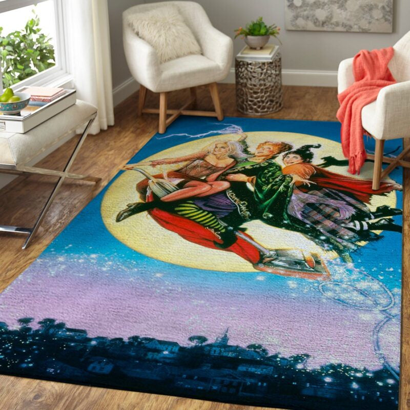Sanderson Sisters Hocus Pocus Filmbereich Halloween Special Teppich, Teppiche - Outdoor Teppich, Teppich Wohnzimmer, Küchenteppich, Kinderzimmer, Modern