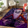 Scary Santa Jack Skellington The Nightmare Before Christmas Halloween Teppich, Teppiche - Outdoor Teppich, Teppich Wohnzimmer, Küchenteppich, Kinderzimmer, Modern