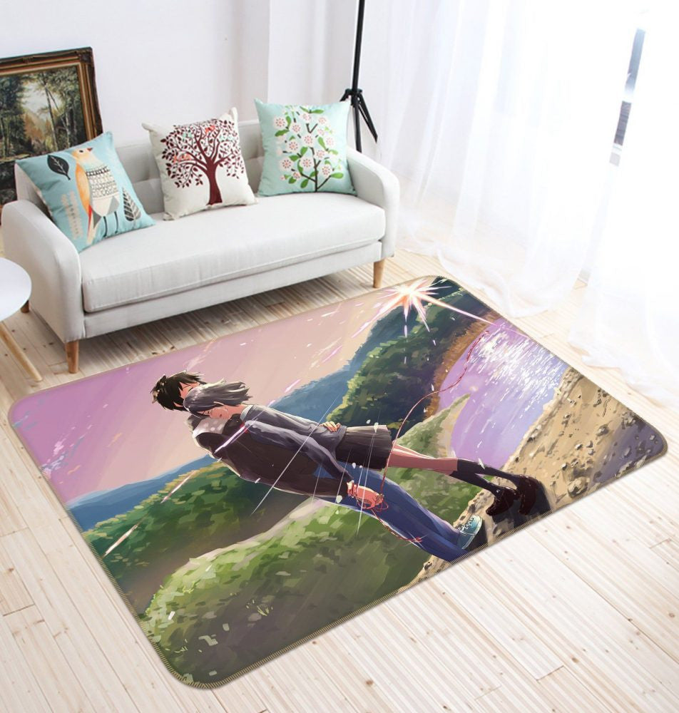 Your Name Anime 15 Teppich, Teppiche - Outdoor Teppich, Teppich Wohnzimmer, Küchenteppich, Kinderzimmer, Modern