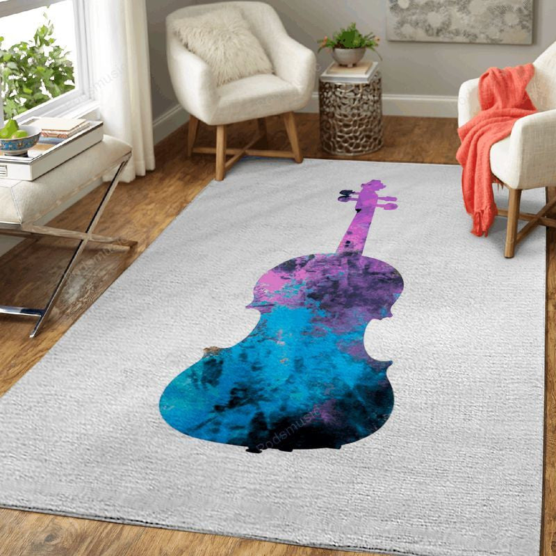 Violino Music Art Teppich, Teppiche - Outdoor Teppich, Teppich Wohnzimmer, Küchenteppich, Kinderzimmer, Modern