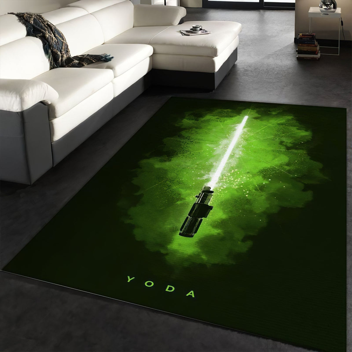 Yoda Star Wars Lightsabers Teppich, Teppiche - Outdoor Teppich, Teppich Wohnzimmer, Küchenteppich, Kinderzimmer, Modern