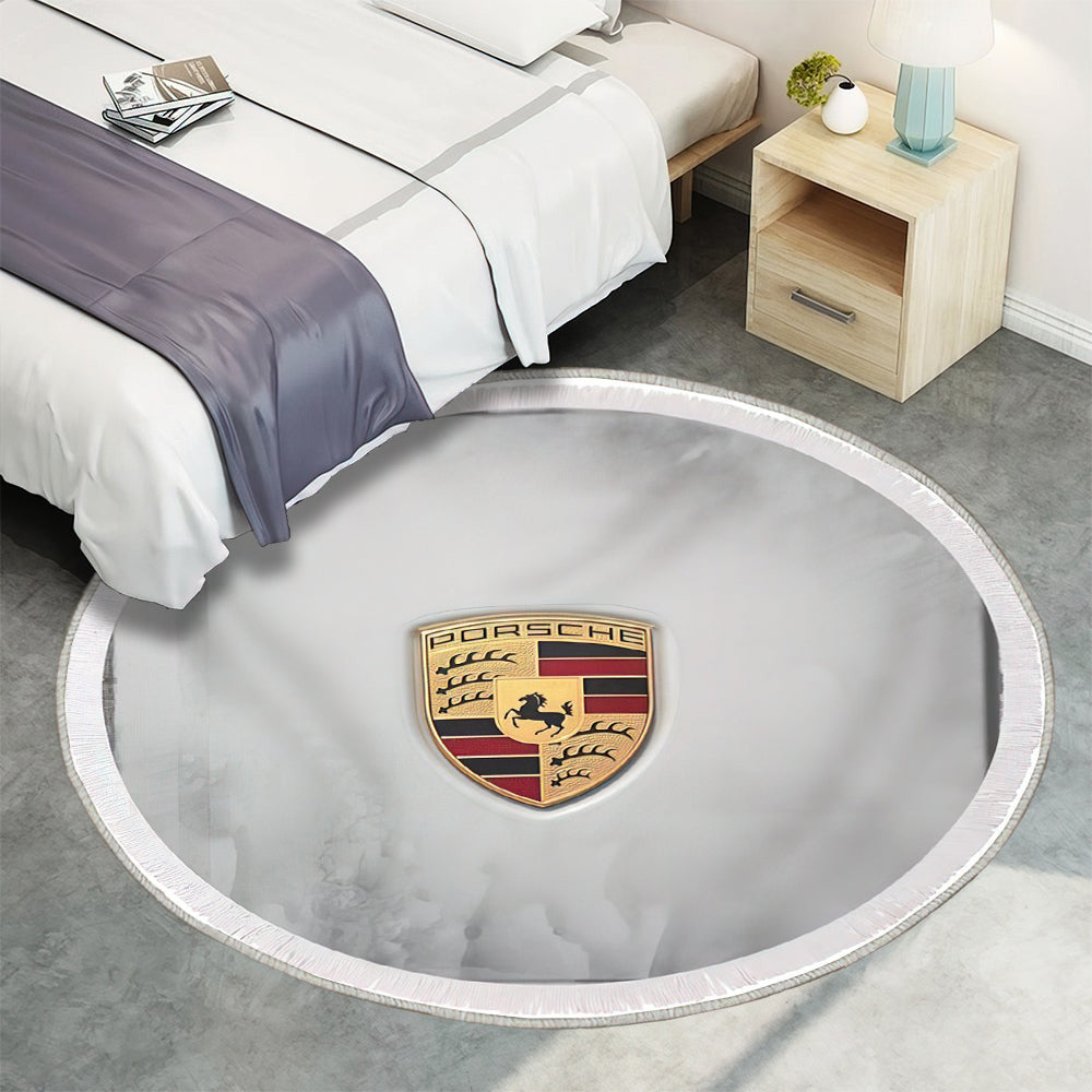 Porsche Teppich Rund, Teppiche - Outdoor Teppich Rund, Teppich Wohnzimmer, Carpet, Rug