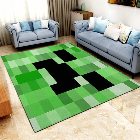 Minecraft Creeper Video Game teppich, teppiche - Videospiel E outdoor teppich, teppich wohnzimmer, Küchenteppich, kinderzimmer, modern