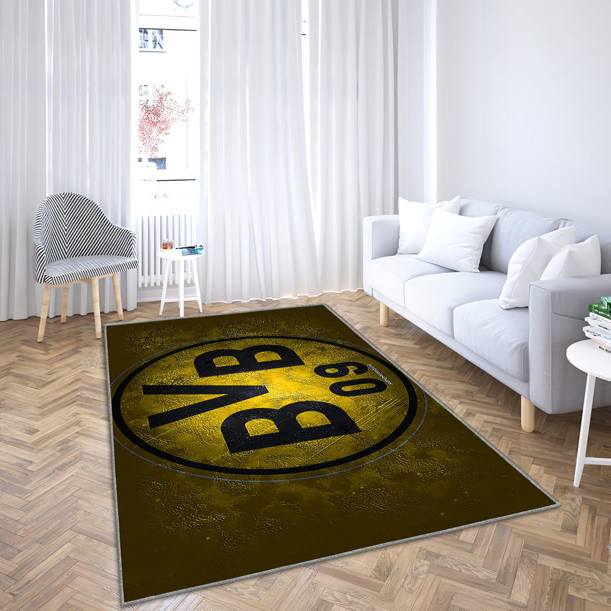 Borussia Dortmund Teppich, Teppiche - Deutscher Fußballverein Outdoor Teppich, Teppich Wohnzimmer, Küchenteppich, Kinderzimmer, Modern 2