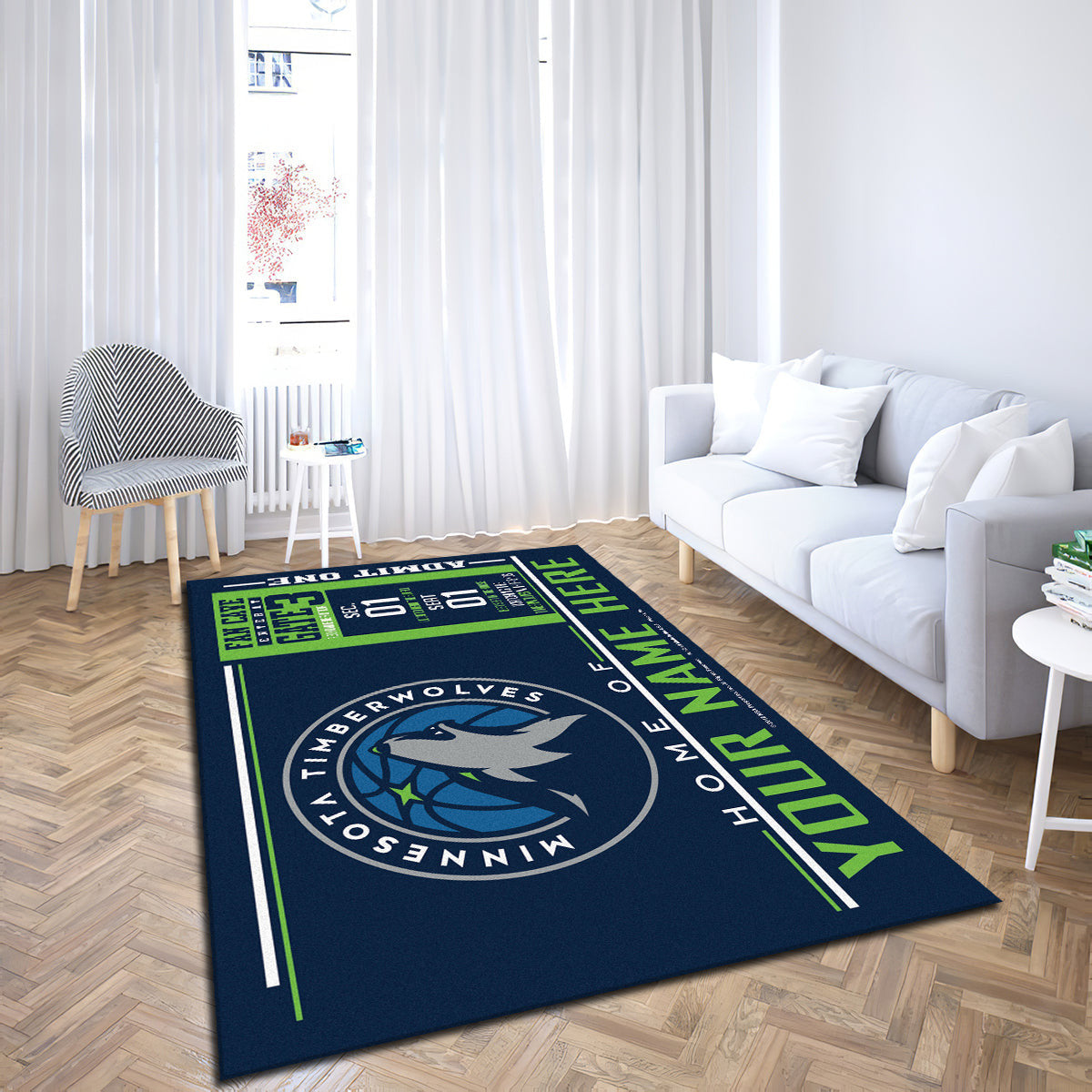 Minnesota Timberwolves teppich, teppiche - Timberwölfe outdoor teppich, teppich wohnzimmer , Küchenteppich, kinderzimmer, modern