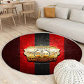 Bayer 04 Leverkusen Teppich Rund, Teppiche - Golden Outdoor Teppich Rund, Bundesliga Teppich Wohnzimmer, Carpet, Rug