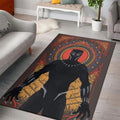 Schwarzer Panther Wakanda Wunder Superheld E Teppich, Teppiche - Outdoor Teppich, Teppich Wohnzimmer, Küchenteppich, Kinderzimmer, Modern