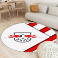 Rb Leipzig Fc Materialdesign Teppich Rund, Teppiche - Emblem Outdoor Teppich Rund, Deutscher Fußballverein Teppich Wohnzimmer, Carpet, Rug