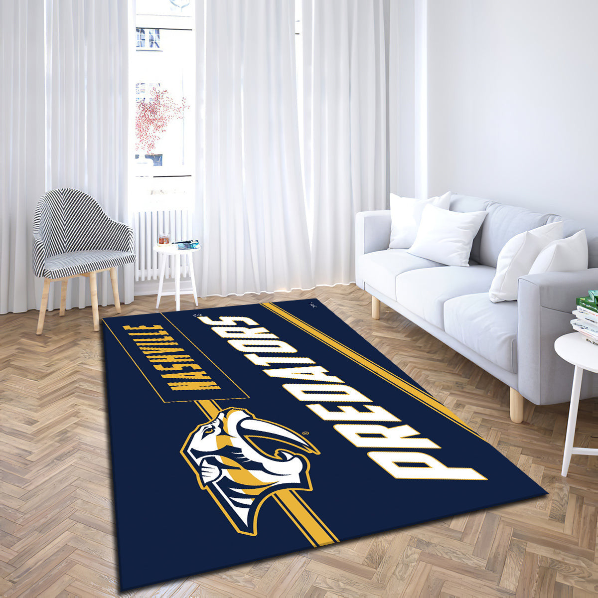 Nashville Predators Coir Punch teppich, teppiche - Cocoir Punsch outdoor teppich, teppich wohnzimmer , Küchenteppich, kinderzimmer, modern