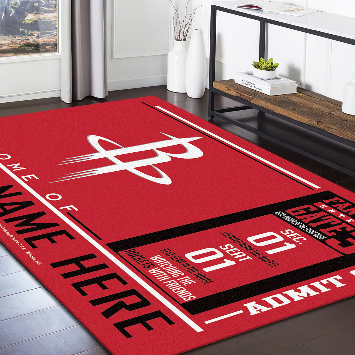 Houston Rockets teppich, teppiche - Raketen outdoor teppich, teppich wohnzimmer , Küchenteppich, kinderzimmer, modern