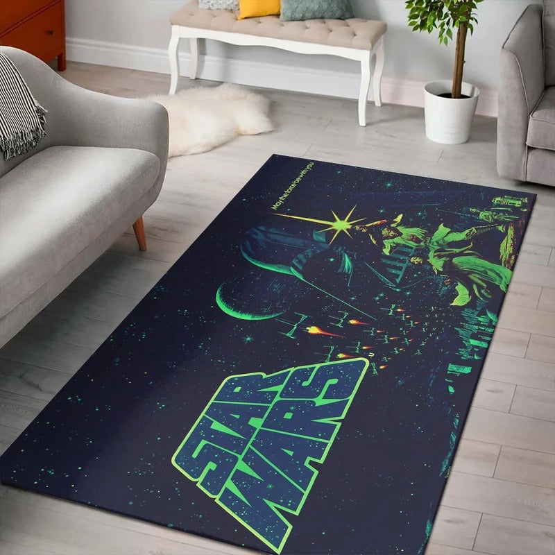 Star Wars Filmplakate Teppich, Teppiche - Outdoor Teppich, Teppich Wohnzimmer, Küchenteppich, Kinderzimmer, Modern