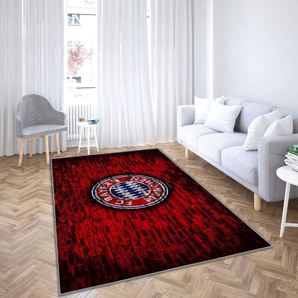 FC Bayern München Teppich, Teppiche – Fan-Art Outdoor-Teppich, Wohnzimmerteppich, Küchenteppich, Kinderzimmer, Modern