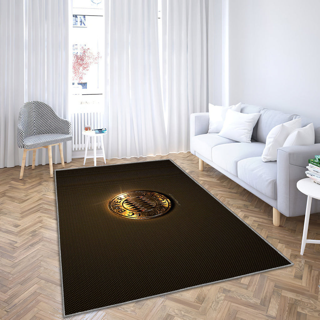 FC Bayern München Teppich, Teppiche - Goldenes Logo Outdoor-Teppich, Wohnzimmerteppich, Küchenteppich, Kinderzimmer, Modern 2