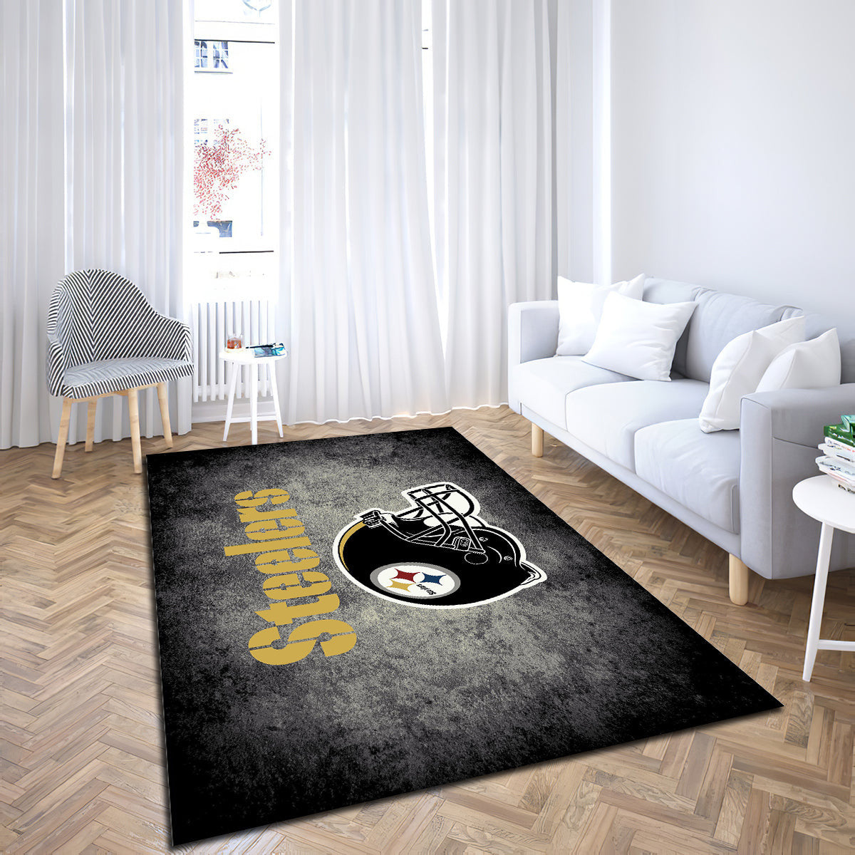 Pittsburgh Steelers Imperial Distressed teppich, teppiche - verzweifelt outdoor teppich, teppich wohnzimmer , Küchenteppich, kinderzimmer, modern