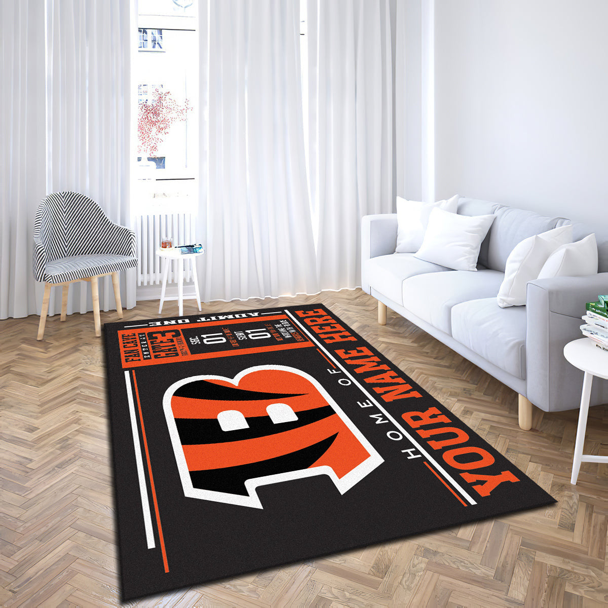 Cincinnati Bengals teppich, teppiche - Bengalen outdoor teppich, teppich wohnzimmer , Küchenteppich, kinderzimmer, modern