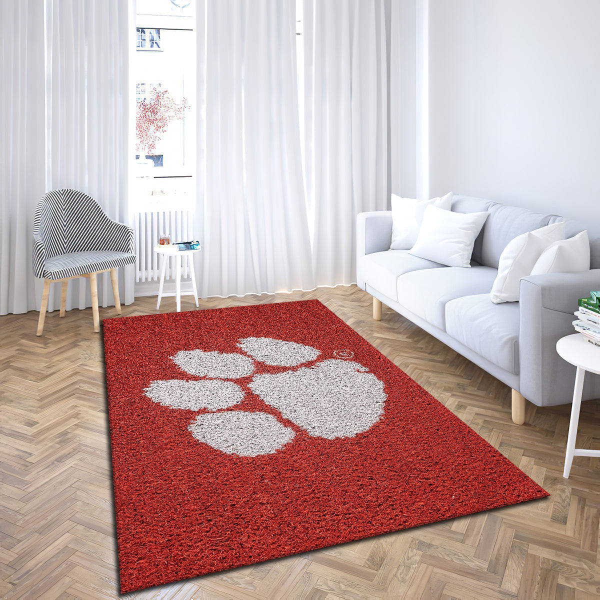 Clemson Tigers Team Colors teppich, teppiche - Teamfarben outdoor teppich, teppich wohnzimmer , Küchenteppich, kinderzimmer, modern