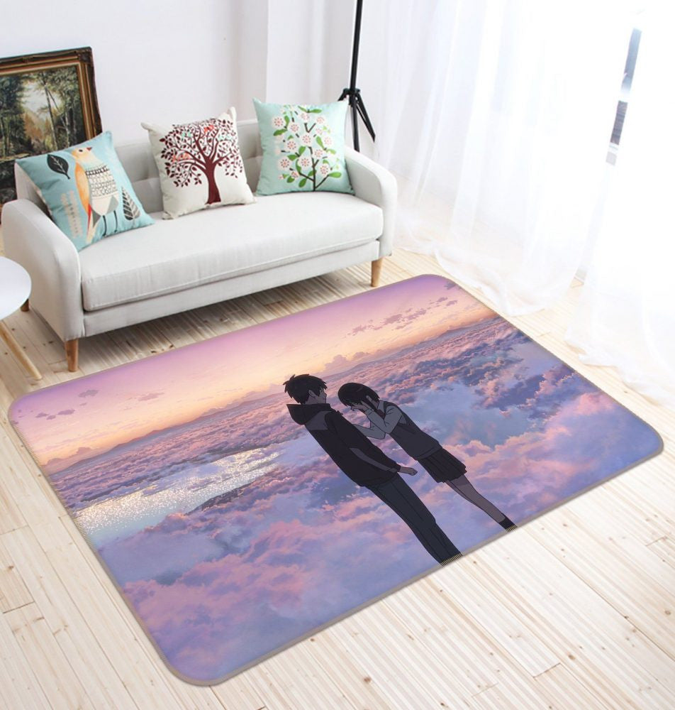 Your Name Anime 4 Teppich, Teppiche - Outdoor Teppich, Teppich Wohnzimmer, Küchenteppich, Kinderzimmer, Modern