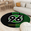 Hannover 96 Fc Deutscher Fußballverein Teppich Rund, Teppiche - Bundesliga Outdoor Teppich Rund, Leder Effekt Teppich Wohnzimmer, Carpet, Rug