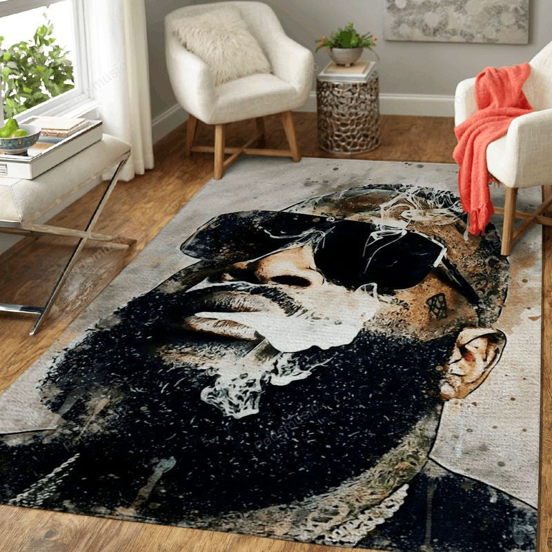Rick Ross Rapper Music World Art Teppich, Teppiche - Outdoor Teppich, Teppich Wohnzimmer, Küchenteppich, Kinderzimmer, Modern